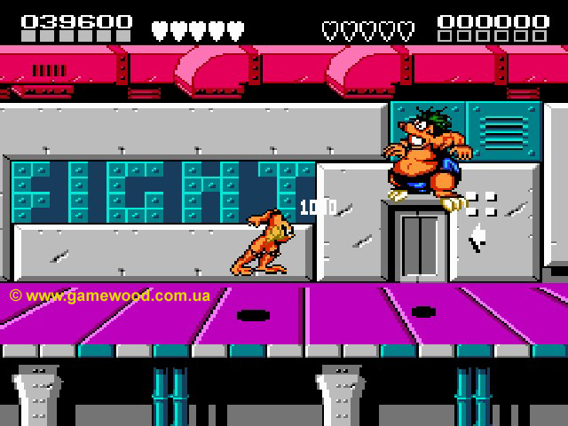 Скриншот игры Battletoads & Double Dragon: The Ultimate Team | Dendy (NES) | Гигантская крыса