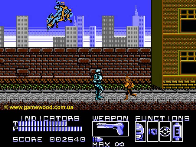 Скриншот игры RoboCop | Dendy (NES) | Ловец преступников