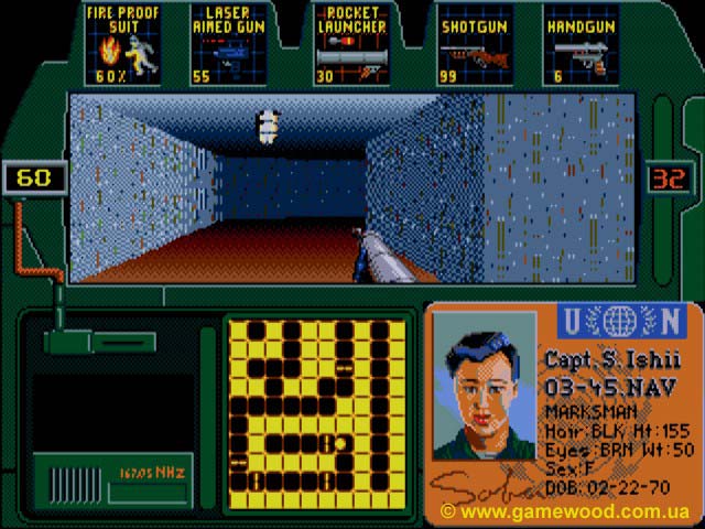 Скриншот игры Zero Tolerance | Sega Mega Drive 2 (Genesis) | С базукой в руках