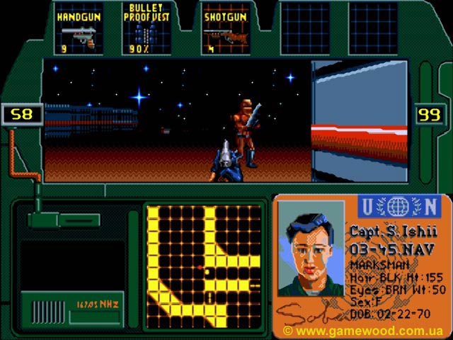 Скриншот игры Zero Tolerance | Sega Mega Drive 2 (Genesis) | Космические пришельцы