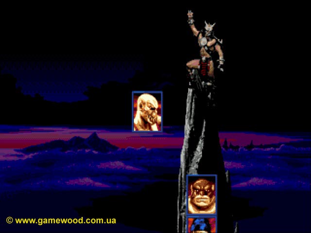 Скриншот игры Mortal Kombat 2 («Смертельный бой 2») | Sega Mega Drive 2 (Genesis) | А вот и Царь Горы