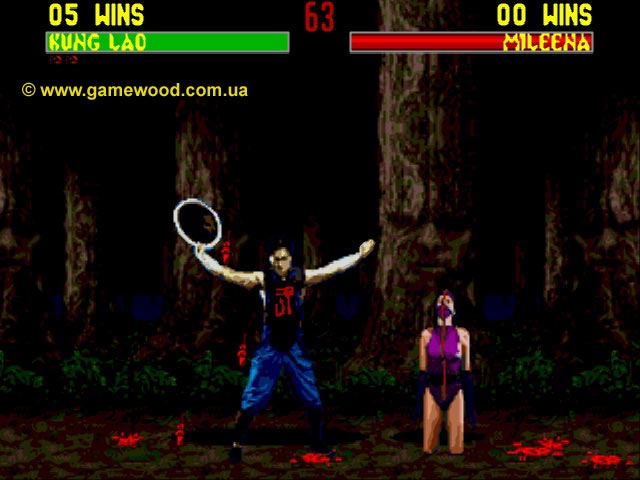 Скриншот игры Mortal Kombat 2 («Смертельный бой 2») | Sega Mega Drive 2 (Genesis) | Живой лес