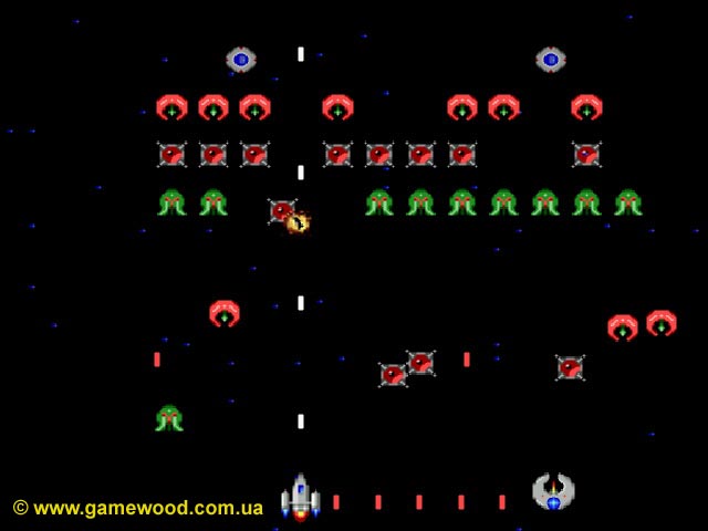 Скриншот игры Mortal Kombat 3 («Смертельный бой 3», «Мортал Комбат 3») | Sega Mega Drive 2 (Genesis) | Клон игры Galaga на Dendy (NES)