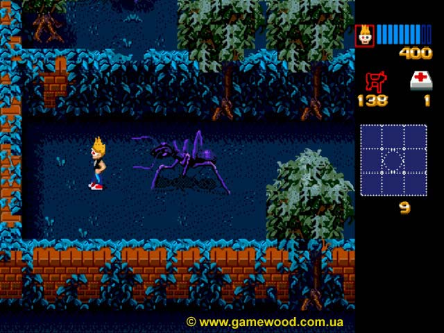 Скриншот игры Zero Tolerance | Sega Mega Drive 2 (Genesis) | Паук-хищник
