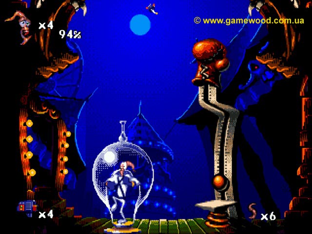 Скриншот игры Earthworm Jim 2 («Червяк Джим 2») | Sega Mega Drive 2 (Genesis) | Проверка силы