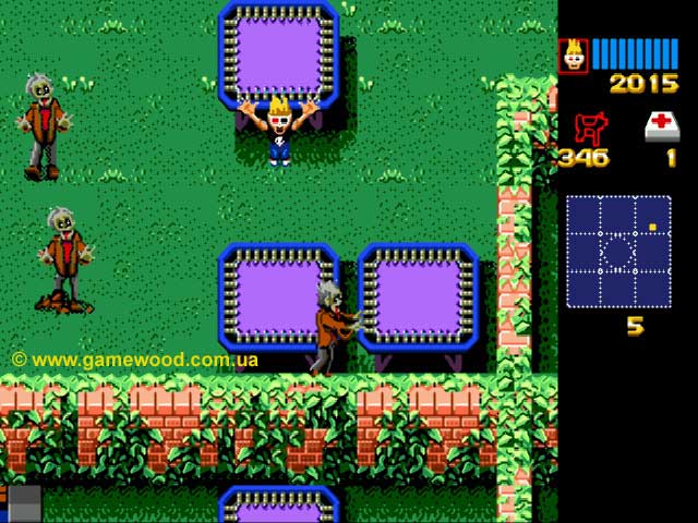 Скриншот игры Zero Tolerance | Sega Mega Drive 2 (Genesis) | На батуте