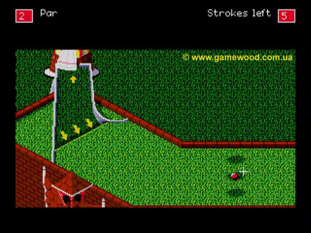 Скриншот игры Will Harvey's Zany Golf | Sega Mega Drive 2 (Genesis) | Гольф